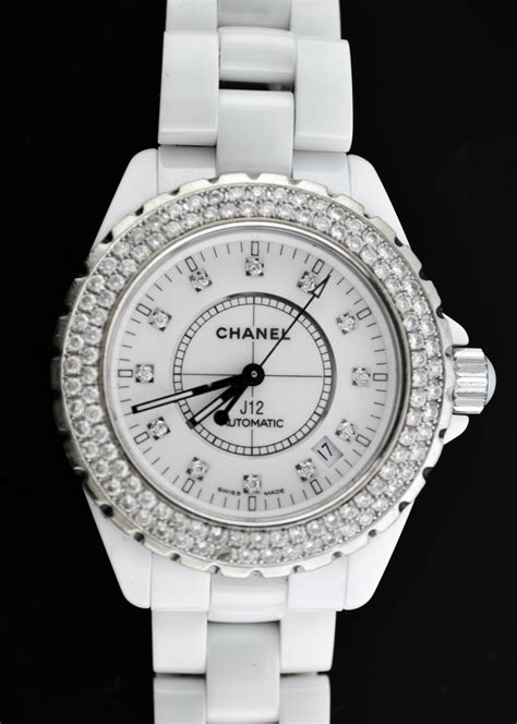 chanel diamond watch price|chanel j12 white watch price.